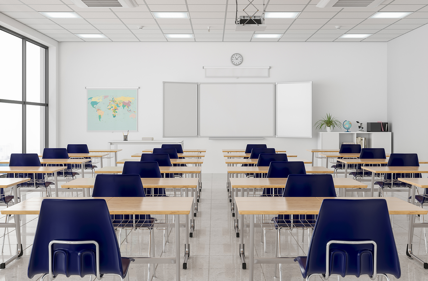 Empty Classroom